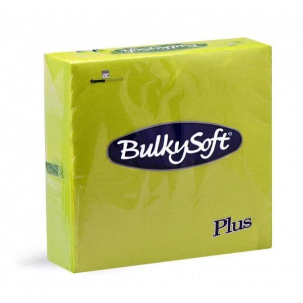 BulkySoft Table Top Servietten 100% Zellstoff 1/4-Falz kiwi