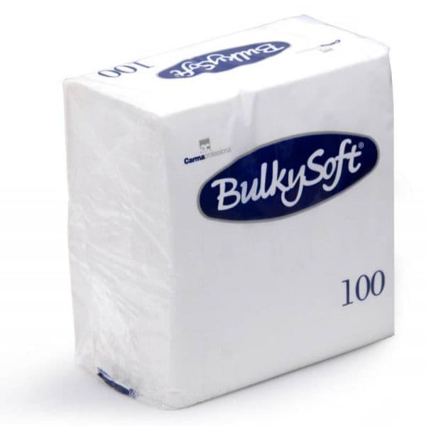BulkySoft Table Top Servietten 100% Zellstoff 2-lagig