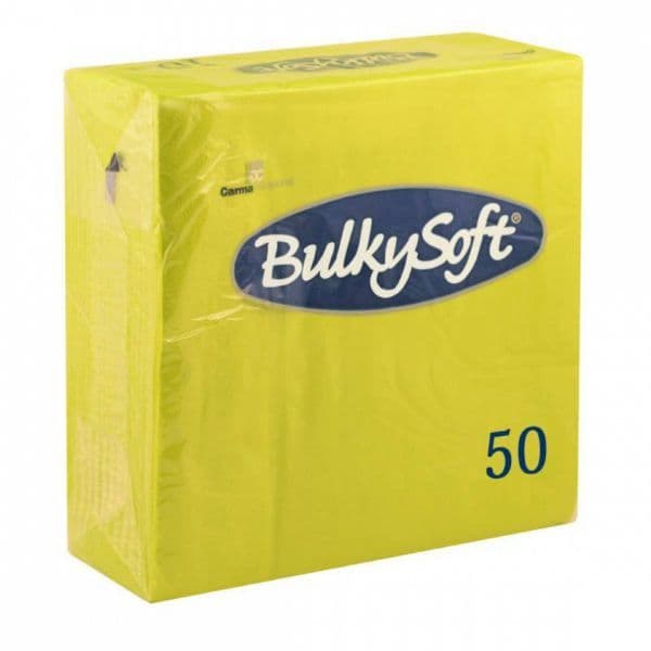 BulkySoft Table Top Servietten 100% Zellstoff 2-lagig kiwi