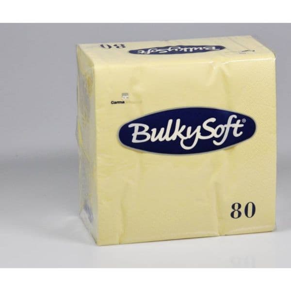 BulkySoft Table Top Servietten 100% Zellstoff 3-lagig champagner