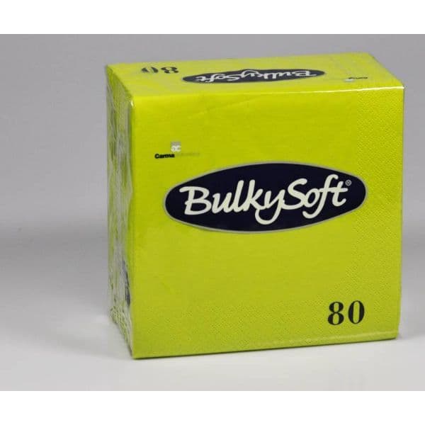 BulkySoft Table Top Servietten 100% Zellstoff 3-lagig kiwi