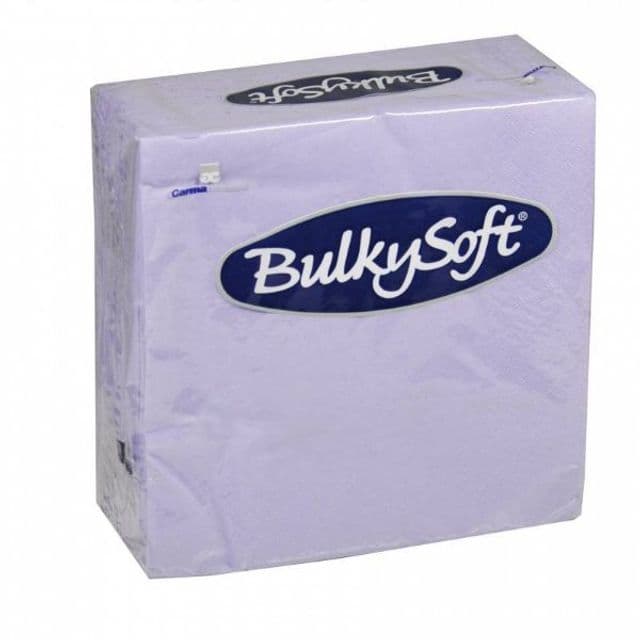 BulkySoft Table Top Servietten 100% Zellstoff 3-lagig lila