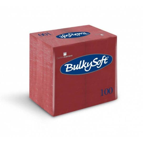 BulkySoft Table Top Servietten 100% bordeaux