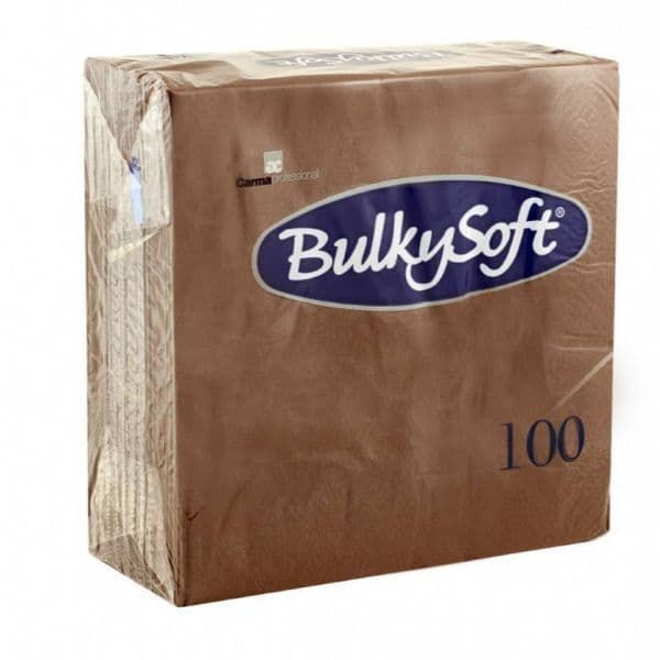 BulkySoft Table Top Servietten 100% braun