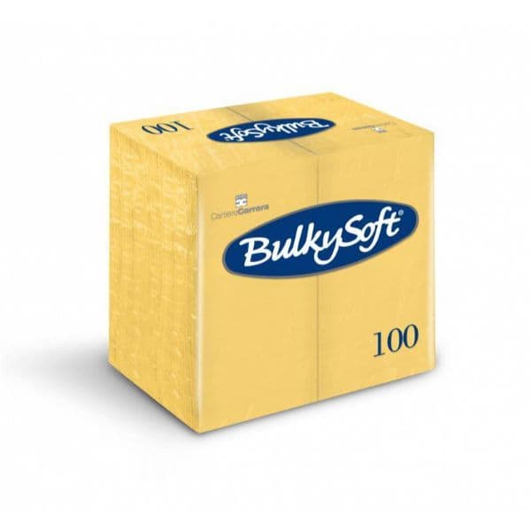 BulkySoft Table Top Servietten 100% gelb