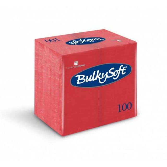 BulkySoft Table Top Servietten 100% rot