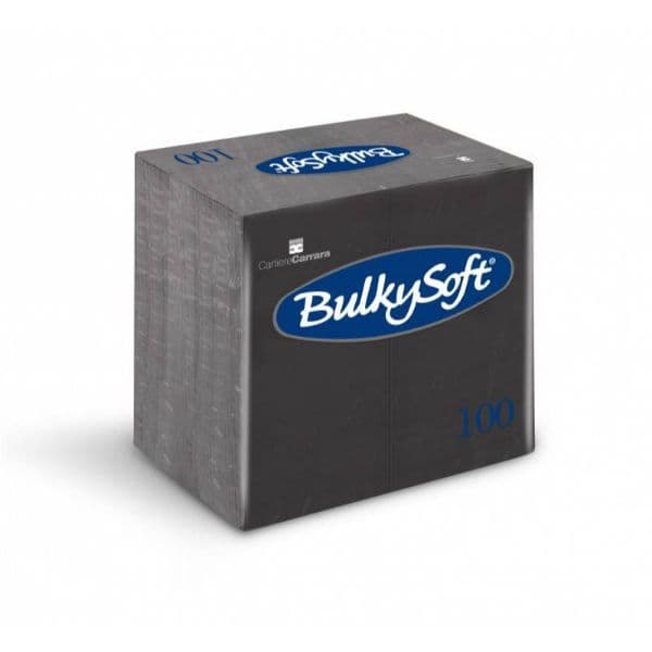 BulkySoft Table Top Servietten 100% schwarz
