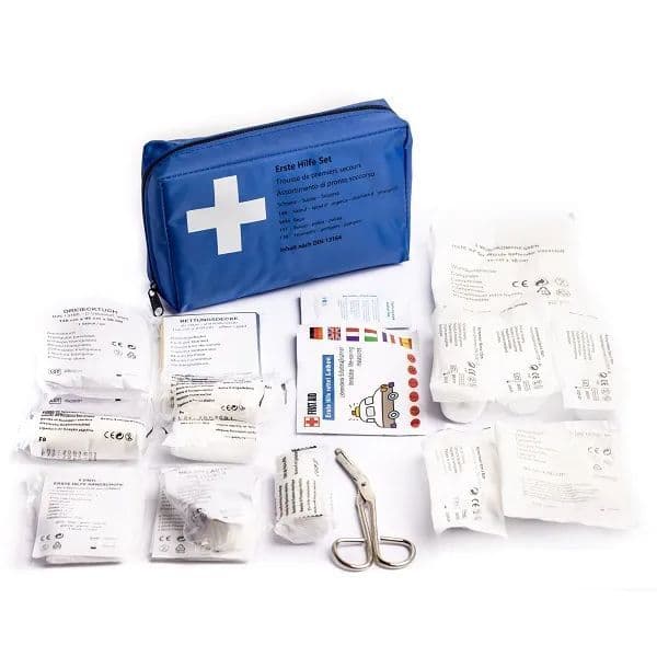 KFZ Verbandtasche Erste-Hilfe Set Blau DIN 1316