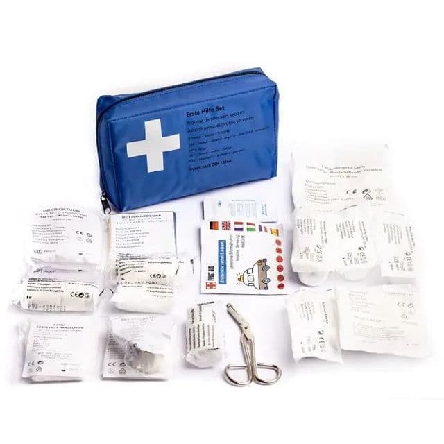 KFZ Verbandtasche Erste-Hilfe Set Blau DIN 1316