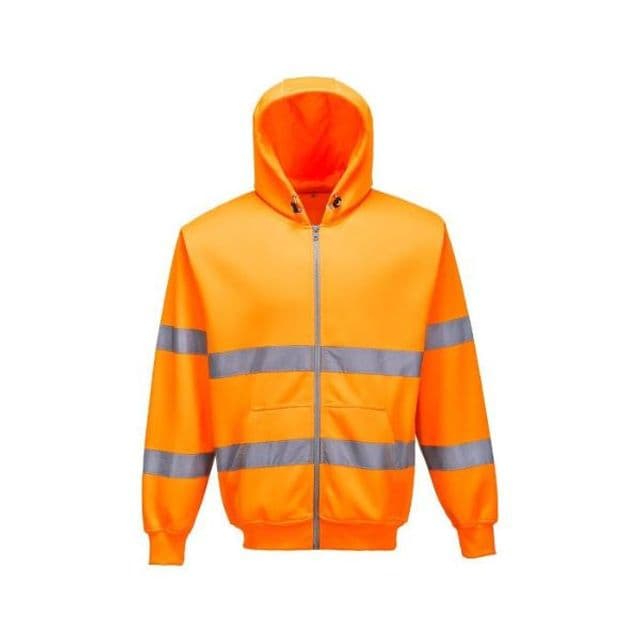 Warnschutz-Kapuzensweatshirt-Jacke Portwest B305