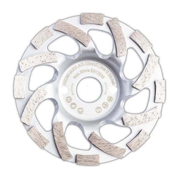 covex Diamant-Schleiftopf mit Fächerform Silver Jack