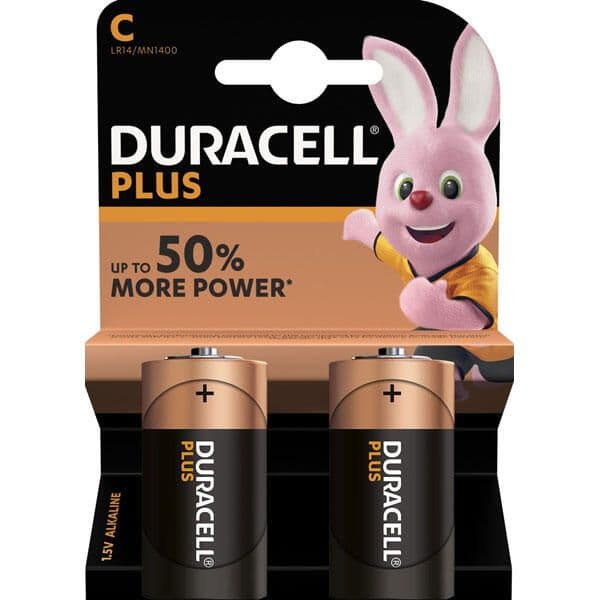 Duracell Plus Power C Alkaline-Batterie