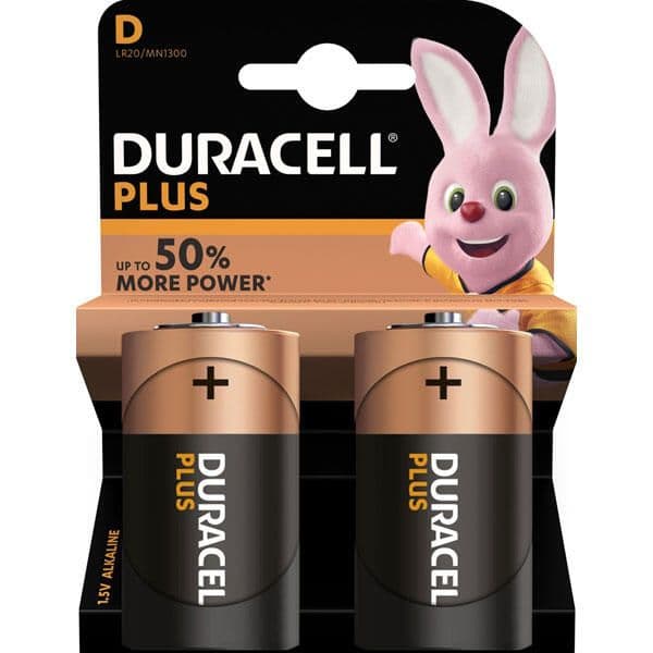 Duracell Plus Power D Alkaline-Batterie