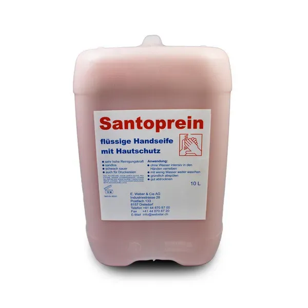 santoprein flüssiger handreiniger
