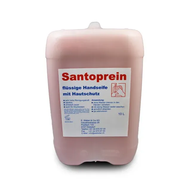 santoprein flüssiger handreiniger