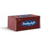 BulkySoft Table Top Servietten 100% Zellstoff 2-lagig 1/8-Falz bordeaux
