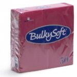 BulkySoft Table Top Servietten 100% Zellstoff 2-lagig rot