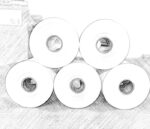 Kassenrollen 76mm / Ø 70mm, Kern 12mm – Bild 2