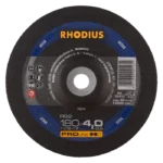 RHODIUS RS2 Schruppscheibe - Vielseitige Schruppscheibe für effizientes Schleifen von Stahl.
