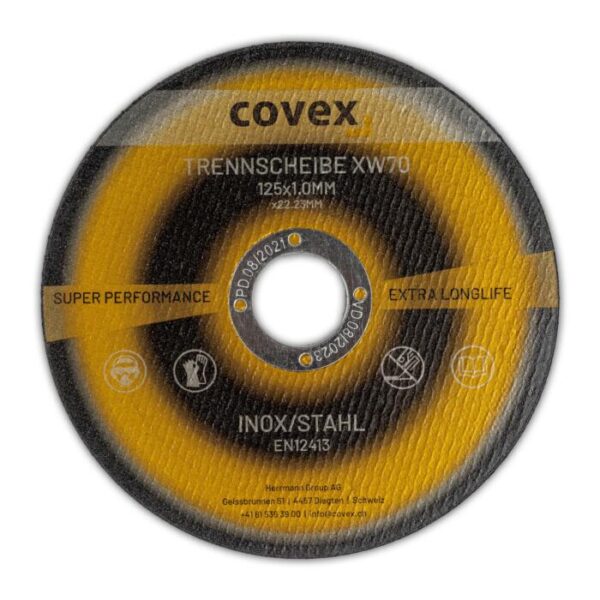 Trennscheibe für INOX/Stahl 125x1.0x22.23mm