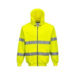 Warnschutz-Kapuzensweatshirt-Jacke Portwest B305 – Bild 4