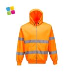 Warnschutz-Kapuzensweatshirt-Jacke Portwest B305