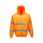 Warnschutz-Kapuzensweatshirt-Jacke Portwest B305