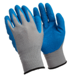 X-GRIP Feinstrickhandschuhe blau/grau