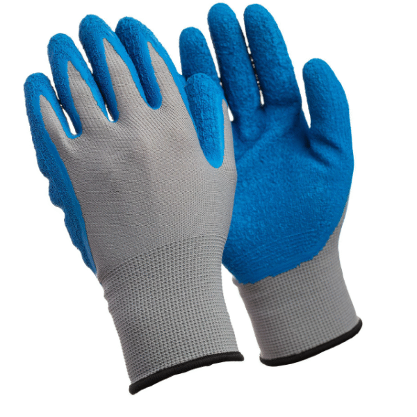 X-GRIP Feinstrickhandschuhe blau/grau