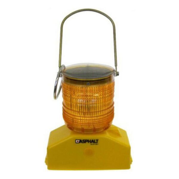 LED-Baustellen-Solar-Warnlampe Asphalt